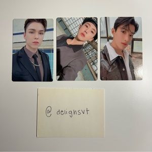Vernon, Hoshi, & DK attaca target exclusive photocard set